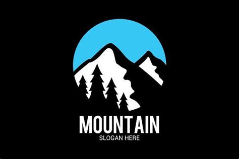 Mountain Outdoor Logo Design By Medianeka On Creativemarket Mountain