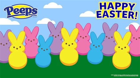 Free Peeps Zoom Backgrounds Will Sweeten Up Your Virtual Easter Feast