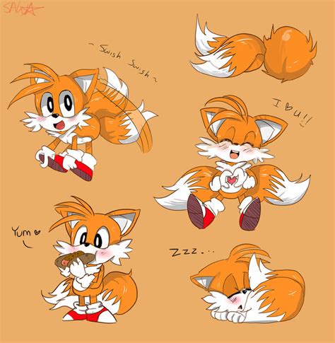 Some Cute Tails Doodles By Madlinkplz Rsonicthehedgehog