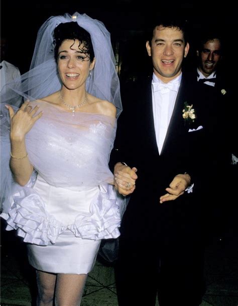 1988 Wedding Of Tom Hanks And Rita Wilson Celebrity Wedding Photos Celebrity Weddings