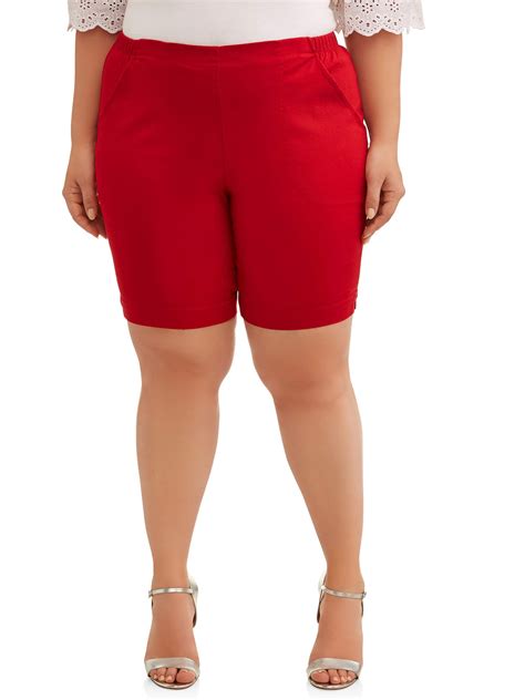 women shorts plus size