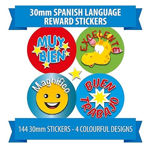 X Spanish Reward Stickers Magnifico Muy Bien Buen Trabajo Genial And Estupendo
