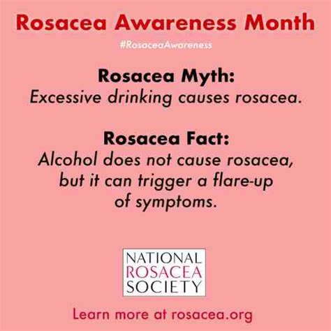 Rosacea Myth Alcohol
