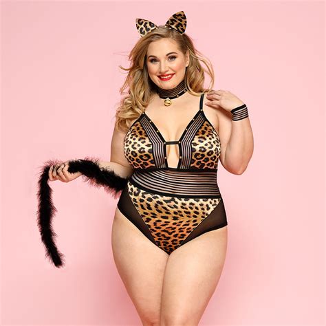 Sexy Lingerie See Through Leopard Print Plus Size Sexy Uniform China Lingerie And Sex Lingerie