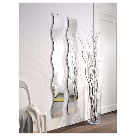 Mirrors can be wonderful additions to any home, offering a list of benefits.ikea krabb mirror installation is easy as well.251.625.00size: Ikea KRABB wavy curvy mirror. NEW. Twin pack. 160x20cm ...