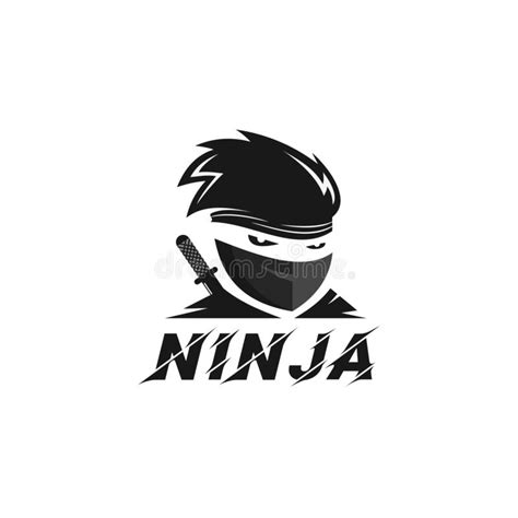 Ninja Warrior Mascot Logo Vector Stock Vector Illustration Of Cute