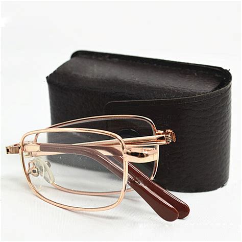 Mini Folding Reading Glasses Men Women Ultralight Watch Presbyopic Eyeglasses Diopter 1 5 3 5