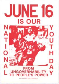 A statement against violence and in favor of tolerance and peace while encouraging the youth to have a happy tomorrow. June 16 is our National Youth Day | South African History ...