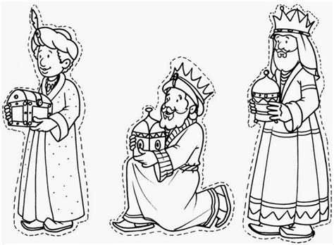 Dibujos de los reyes magos para colorear | Manualidades Fáciles