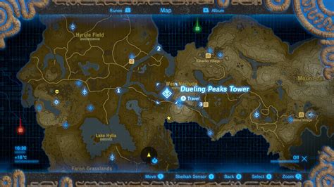 Map Of Shrines Breath Of The Wild Maping Resources