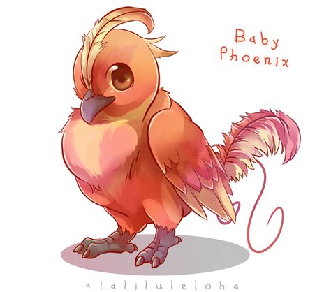 Myth Creature Babies Phoenix By Lalaliluleloha On Deviantart In 2022