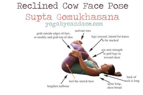 How To Do Supta Gomukhasana Yoga By Candace Cow Face Pose Basic