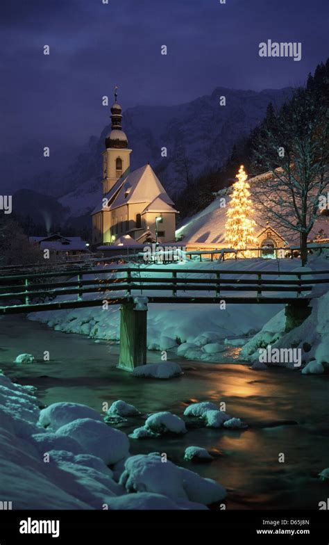 Weihnachten Kirche Weihnachten Ramsau Berchtesgadener Land