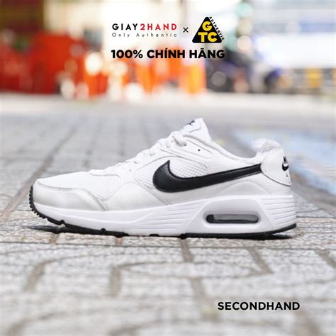2hand Giày Thể Thao Nike Airmax Sc White Black Cw4555 102 CŨ ChÍnh