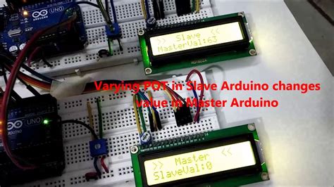How To Use I2c In Arduino Communication Between Two Arduino Boards Youtube