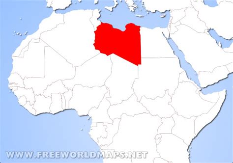 Where Is Libya Located On The World Map