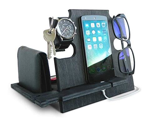 Wood Cell Phone Holder Desk Organizer Business Card Holder Ma0321