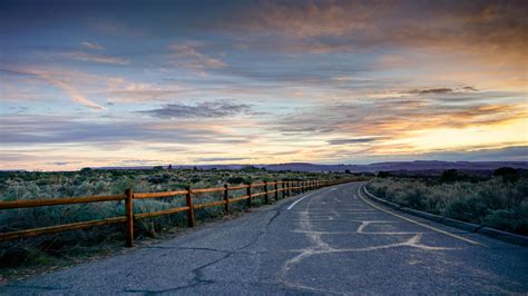 2560x1440 Sunset Open Road Colorful Sky 1440p Resolution Hd 4k