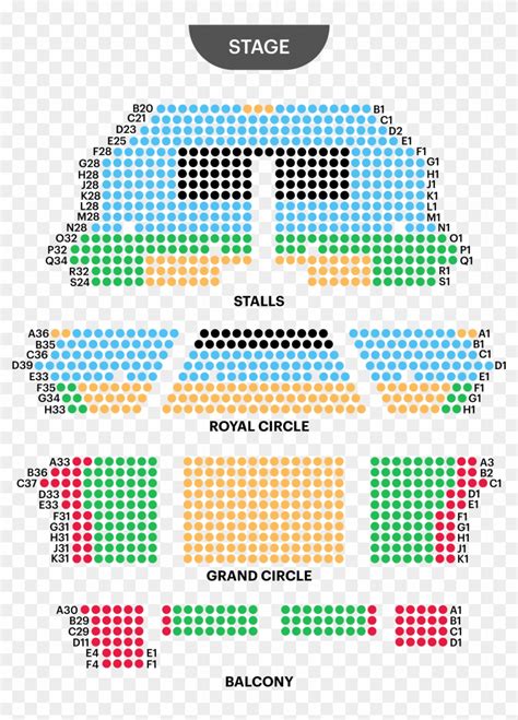 Her Majestys Theatre Seating Map Hd Png Download 3909x52221890480