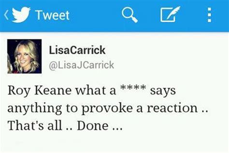 Roy Keane Is A Michael Carricks Wife Hits Back At Man Utd Legend