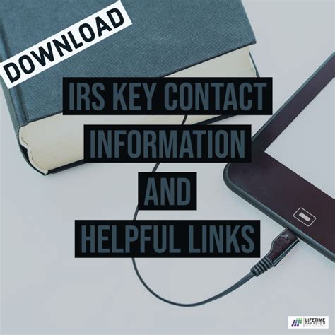 Irs Key Contact Information And Helpful Links Lifetime Paradigm