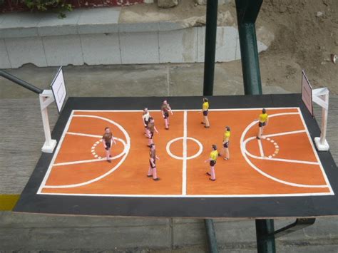 Educación FÍsica Maqueta De Basquet