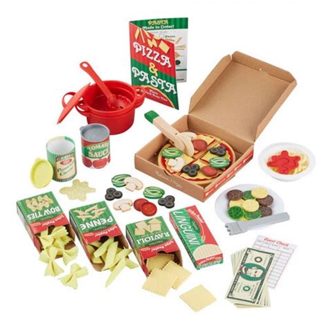 Melissa And Doug Deluxe Pizza And Pasta Play Set