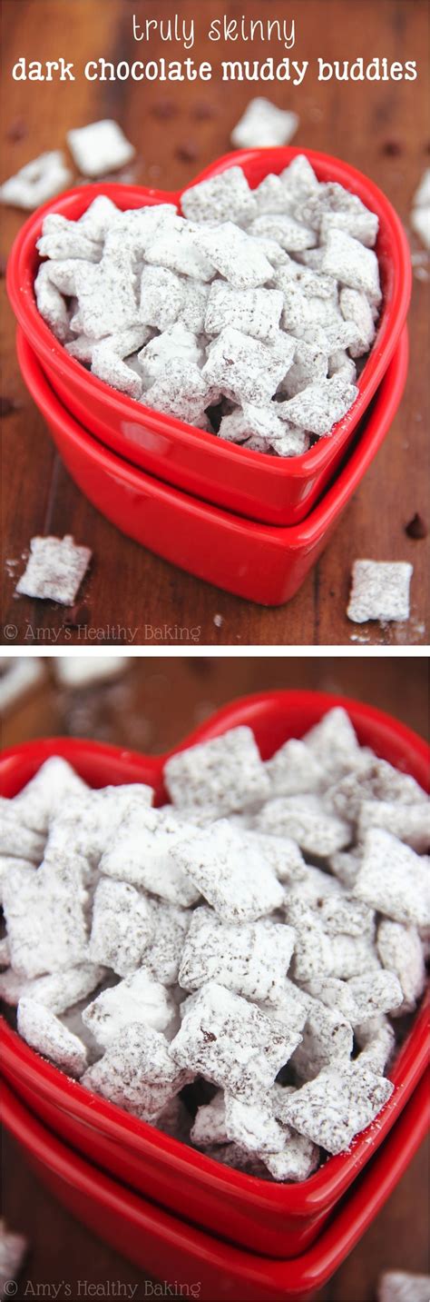 There's nothing not to love about dessert, except maybe one thing: Skinny Dark Chocolate Muddy Buddies -- a really easy ...