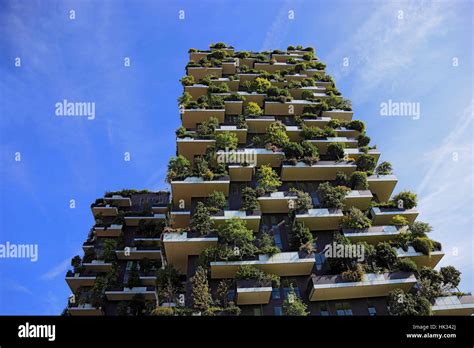 Italy City Of Milan Project Bosco Verticale Vertical Forest High