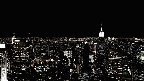 Download Wallpaper 2560x1440 New York Night City Skyscraper City Lights Skyline Widescreen