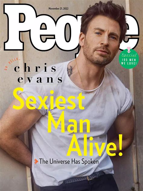 Chris Evans Named People Magazine S Sexiest Man Alive