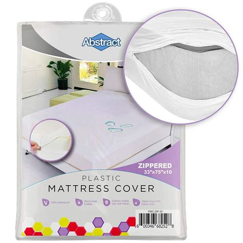 abstract vinyl full mattress protector zipper closure style best to protect your bed from