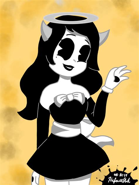 alice angel bendy and the ink machine by hifiveart on deviantart