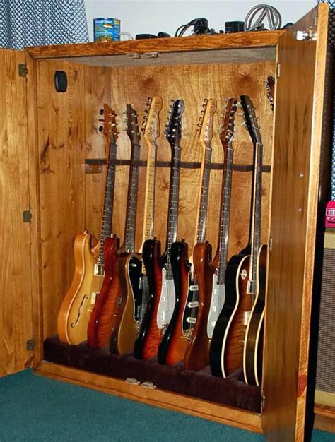 Creating Your Own Guitar Storage Cabinet Plans Home Cabinets