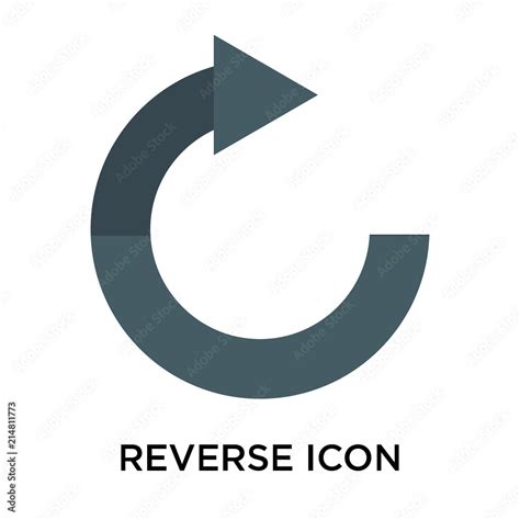Reverse Icon Vector Sign And Symbol Isolated On White Background