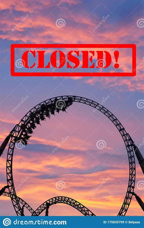 Closed Amusement Park Due To Coronavirus Outbreak Stock Image Image
