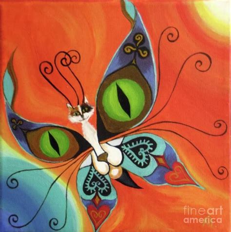 Cat Eye Painting Cat Eyes Butterfly Painting Cat Eyes Butterfly