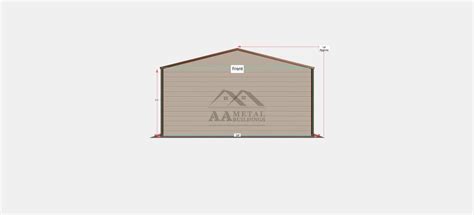 24x50 Enclosed Metal Garage Strong Durable Garages With Endless