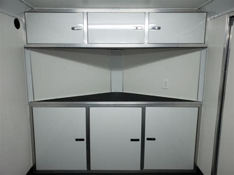 Aluminum Cabinets Enclosed Trailer Cabinets Matttroy
