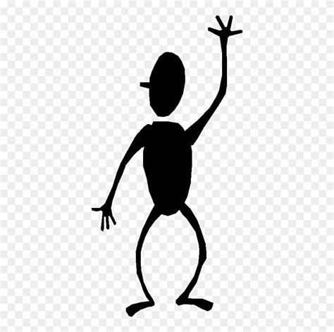 Office Clipart Screen Beans Stick Figure Waving Goodbye Png