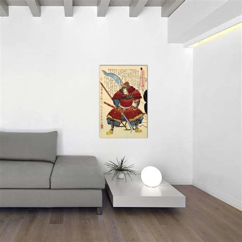 Samurai With Naginata Unknown Artist Samurai Art Touch Of Modern