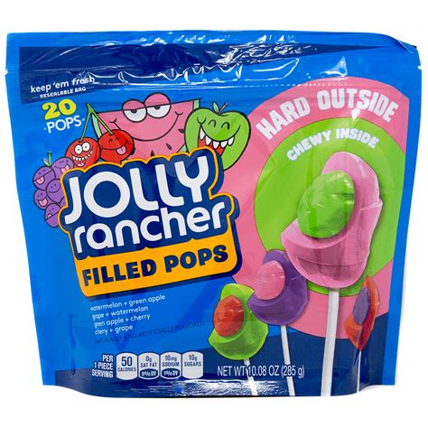 Jolly Rancher Filled Pops 285g Pouch Oh So Sweet
