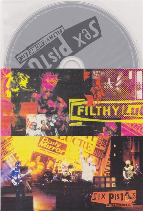 Review The Sex Pistols Filthy Lucre Live 1996 Japanese Import