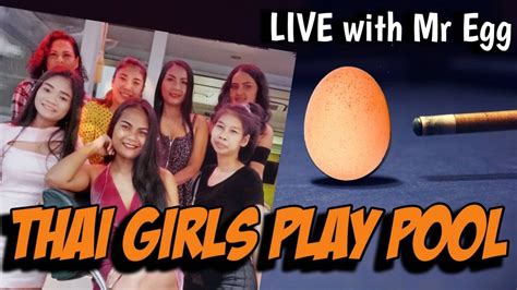 Thai Girls Play Pool Members Only Youtube