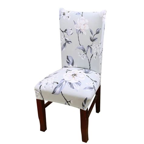 Meaddhome Floral Print Dining Chair Covers Home Dining Room Wedding