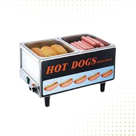 Hot Dog Steamer And Bun Warmer 3050 Pcs From Glcg Silver