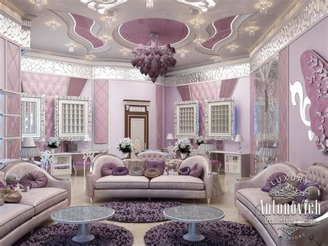 Luxury Antonovich Design Uae Pink Girly Bedroom Dubai 4664 Hot Sex Picture