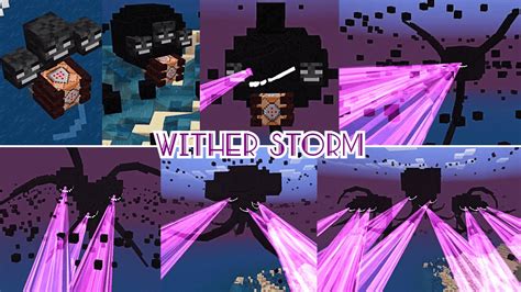 Wither Storm Addon 119 Mcpebedrock Mod Storm Bedrock Texture