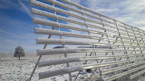 Snow Fences Stolen Along White Mountains Highway Arizona Highways