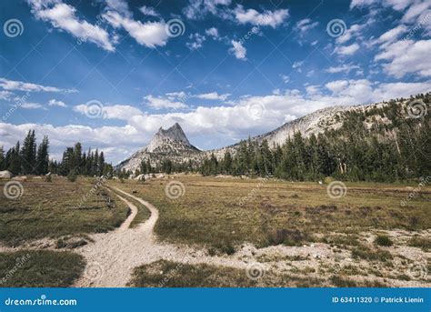Hiking Trail In The Sierra Nevada Mountains Stock Photo Image Of High